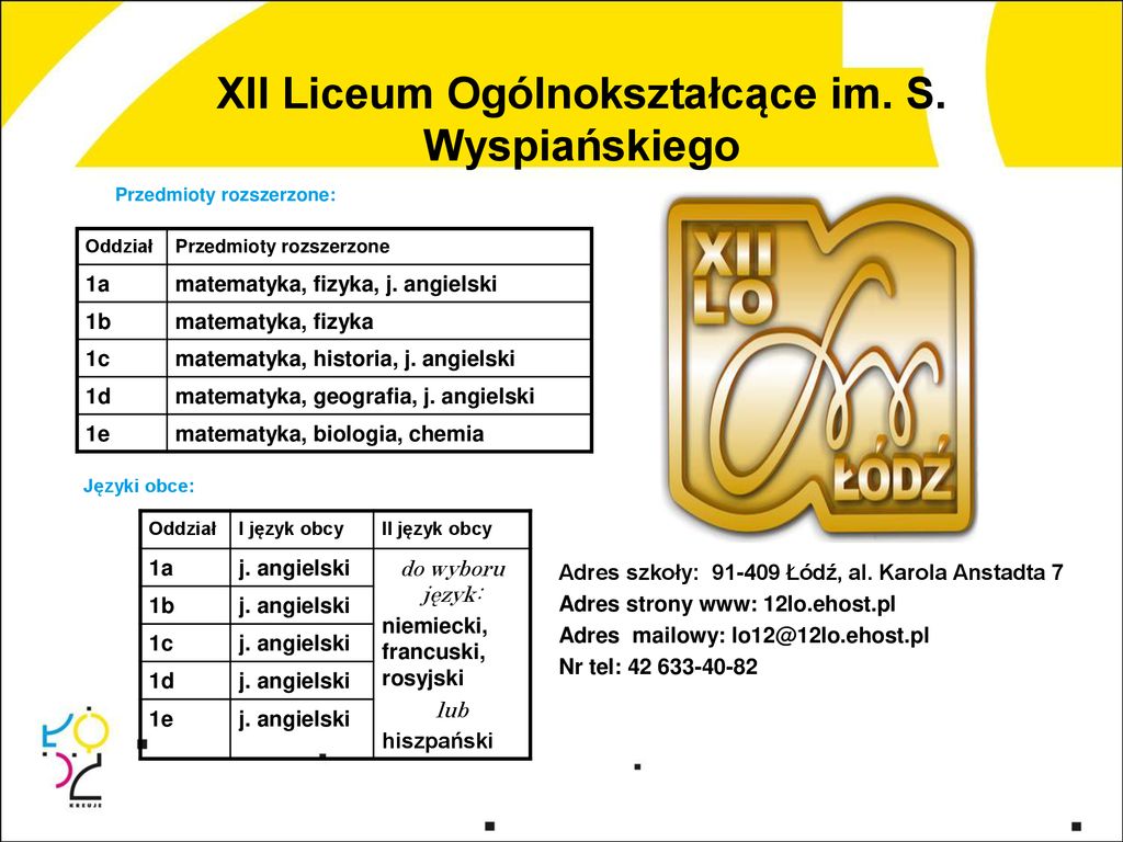 I Liceum Ogólnokształcące Im. M. Kopernika - Ppt Pobierz