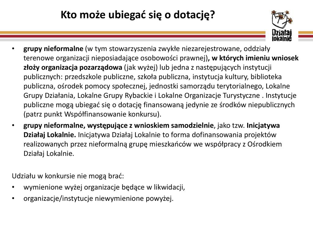 Spotkanie Informacyjne Dla Wnioskodawców - Potencjalnych Grantobiorców ...