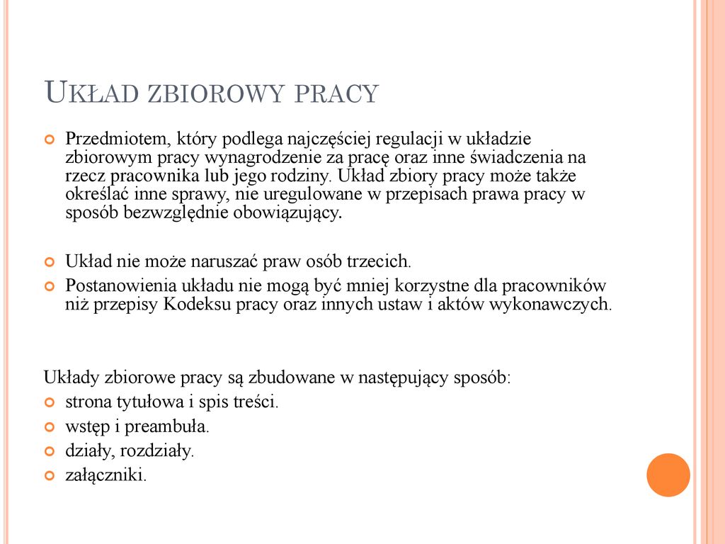 PODSTAWY PRAWA PRACY. - Ppt Pobierz