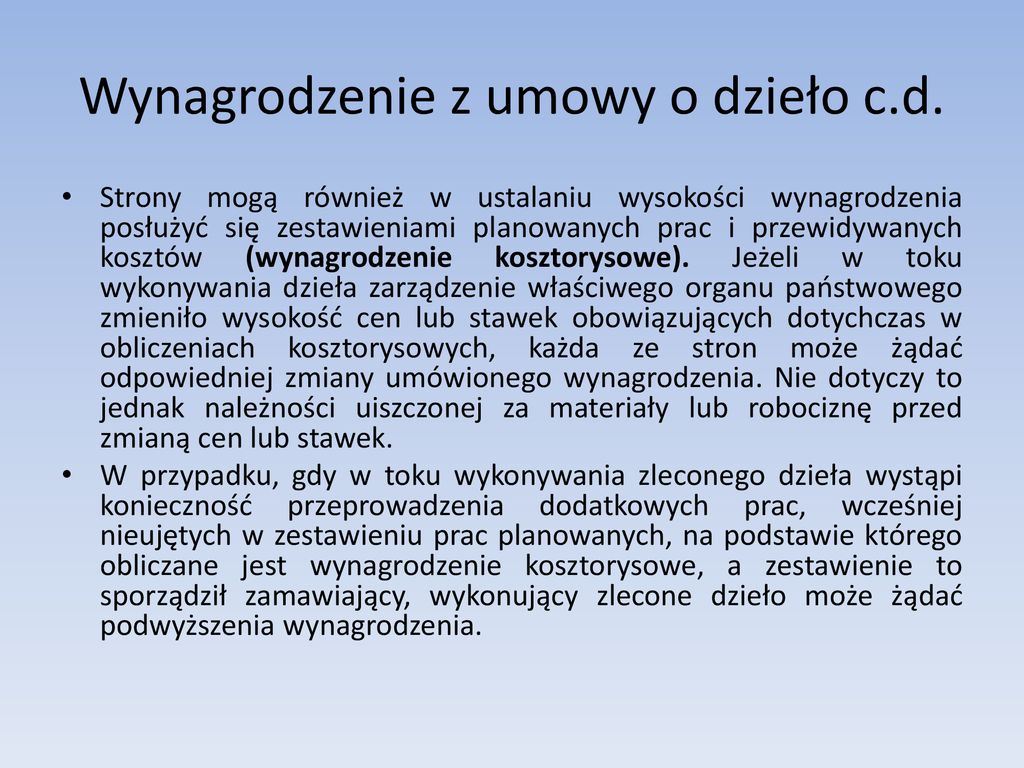 Umowa Zlecenia Jest To Umowa Cywilno – Prawna , Regulowana Przepisami ...