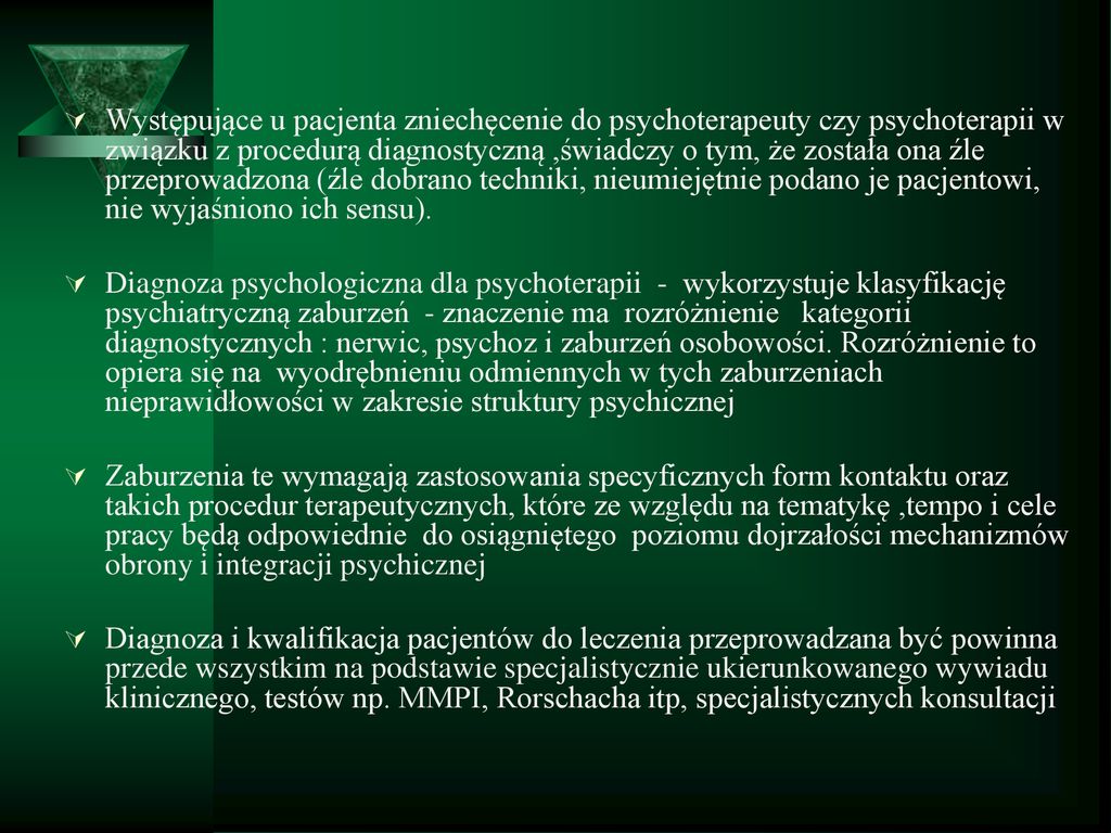 Diagnoza Do Psychoterapii Ppt Pobierz 5308