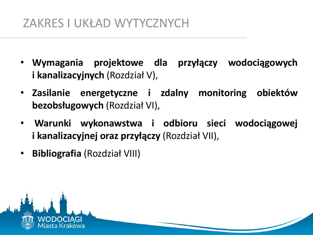 WYTYCZNE EKSPLOATACYJNE W ZAKRESIE PROJEKTOWANIA, REALIZACJI - Ppt Pobierz