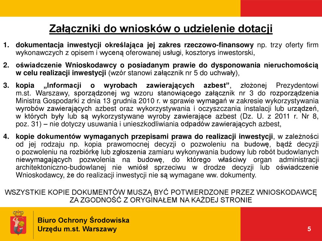 ZASADY UDZIELANIA DOTACJI - Ppt Pobierz