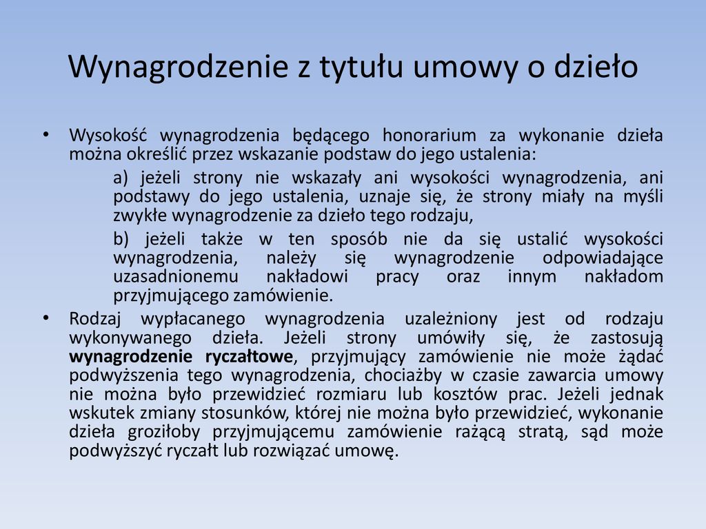 Umowa Zlecenia Jest To Umowa Cywilno – Prawna , Regulowana Przepisami ...