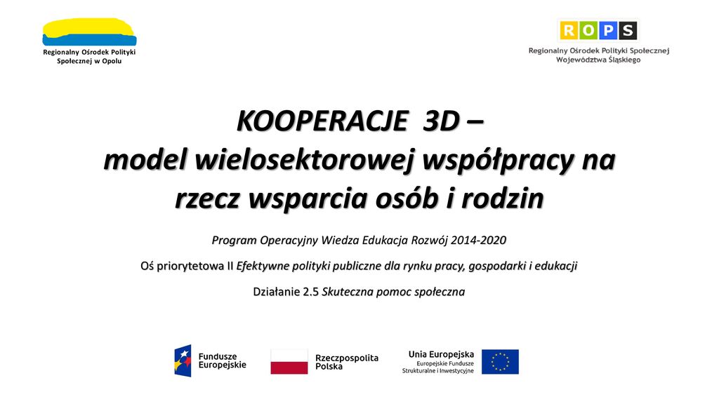 Regionalny Ośrodek Polityki Społecznej W Opolu - Ppt Pobierz