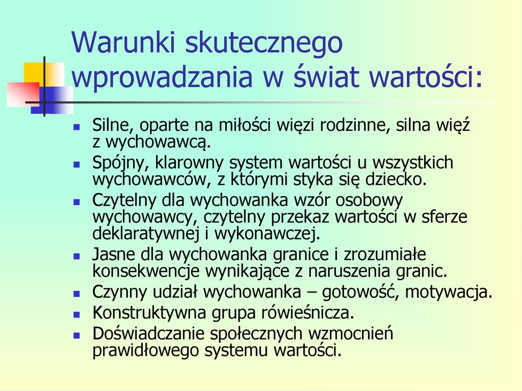 „Wartości I Normy W Wychowaniu I Profilaktyce” - Ppt Pobierz