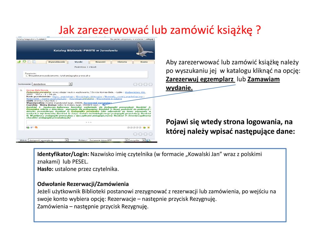 Biblioteka PWSTE W Jarosławiu SZKOLENIE BIBLIOTECZNE Rok 2016/ Ppt Pobierz