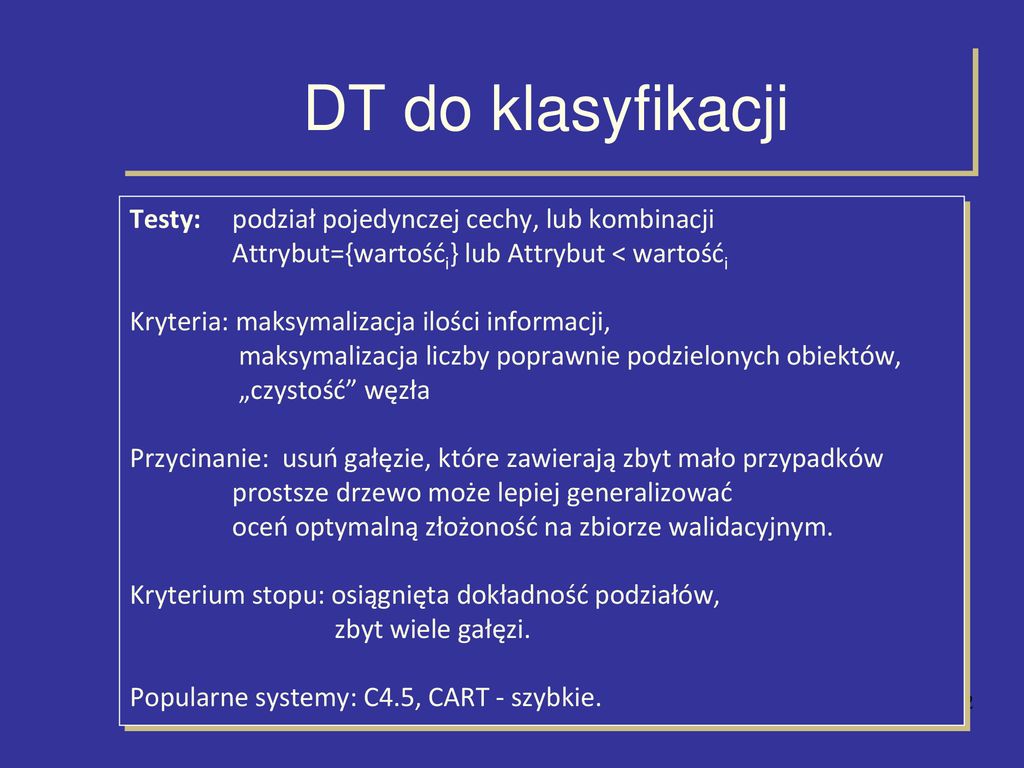 Sztuczna Inteligencja Uczenie maszynowe - ppt pobierz