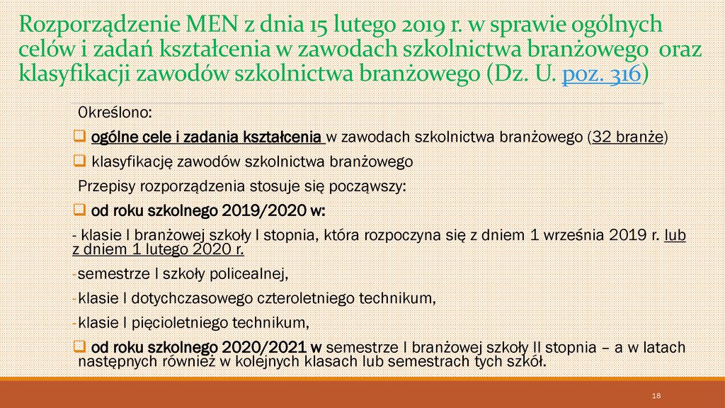 Rok Szkolny 2019/2020 W Kontekście Zmian Systemu Edukacji - Ppt Pobierz