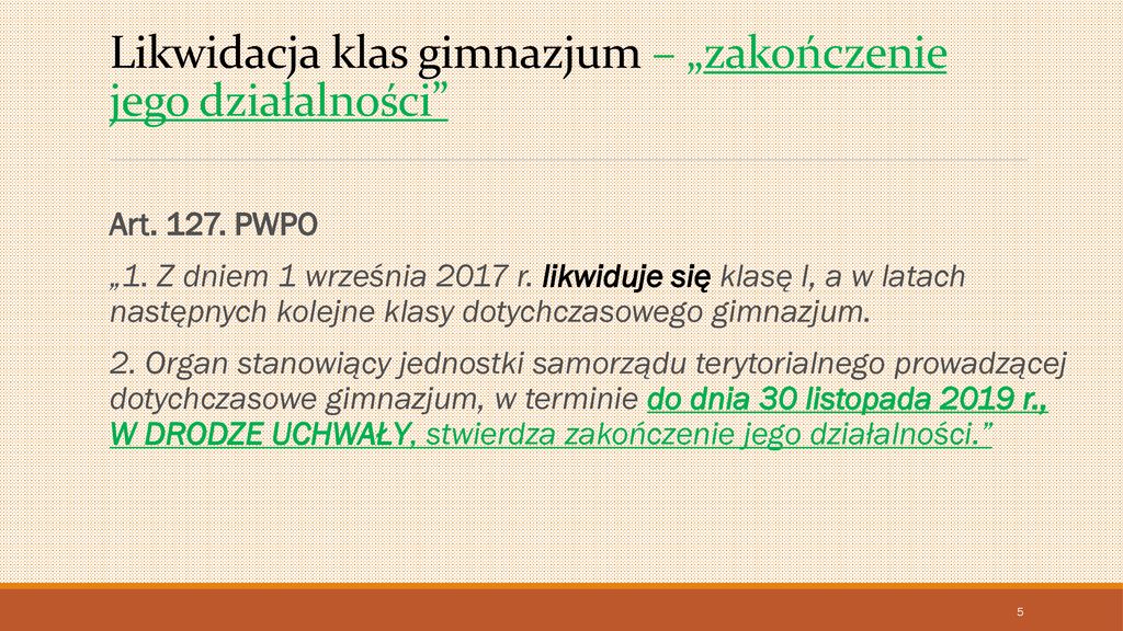 Rok Szkolny 2019/2020 W Kontekście Zmian Systemu Edukacji - Ppt Pobierz