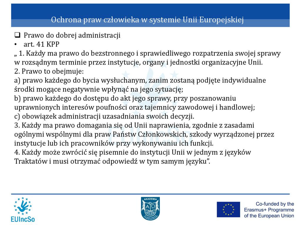 ADMINISTRACJA WOBEC PRAW CZŁOWIEKA 6-7/ - Ppt Pobierz