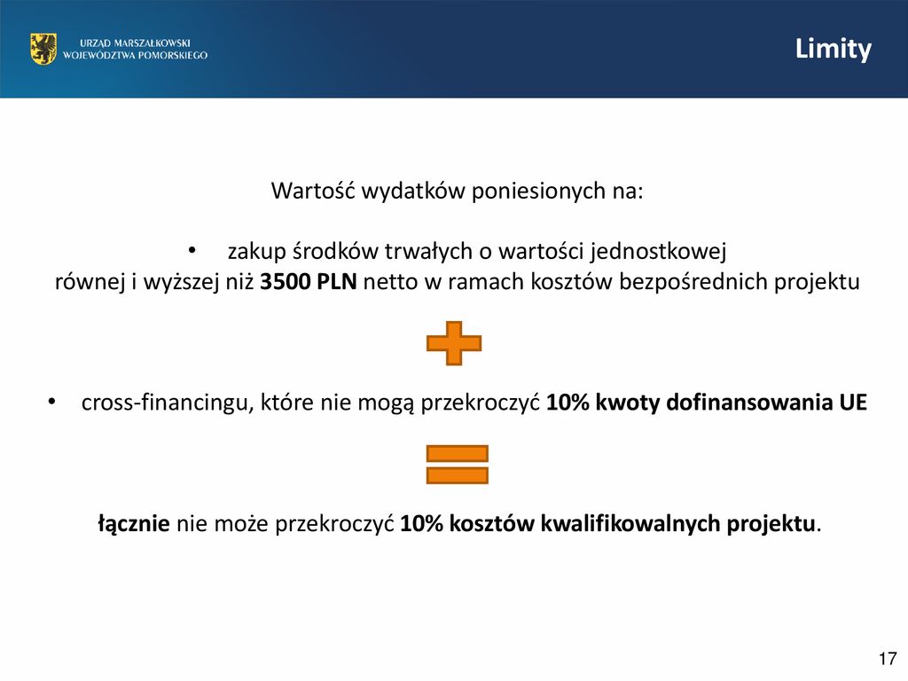 Zasady Kwalifikowalności Wydatków Projektu W Ramach Poddziałania Ppt ...