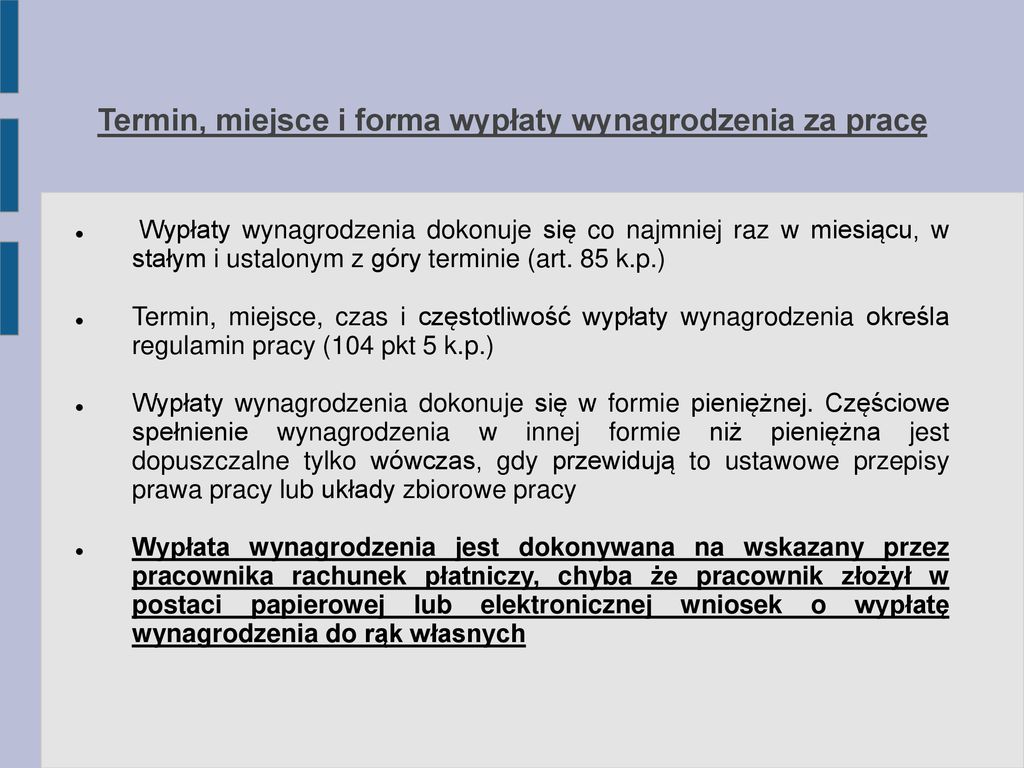 Wynagrodzenie Za Pracę I Inne świadczenia Związane Z Pracą - Ppt Pobierz