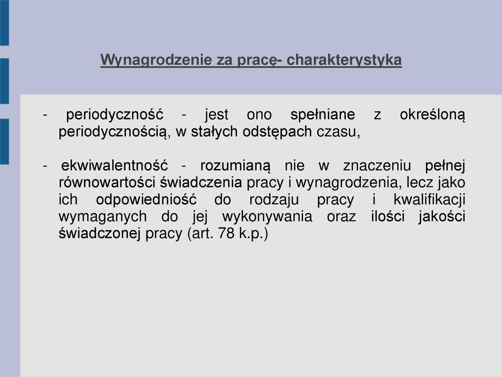 Wynagrodzenie Za Pracę I Inne świadczenia Związane Z Pracą - Ppt Pobierz