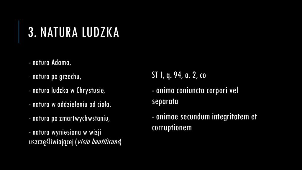 Poznanie Adama I Wiedza Chrystusa A Intelekt Możnościowy I Czynny Ppt Pobierz 7654