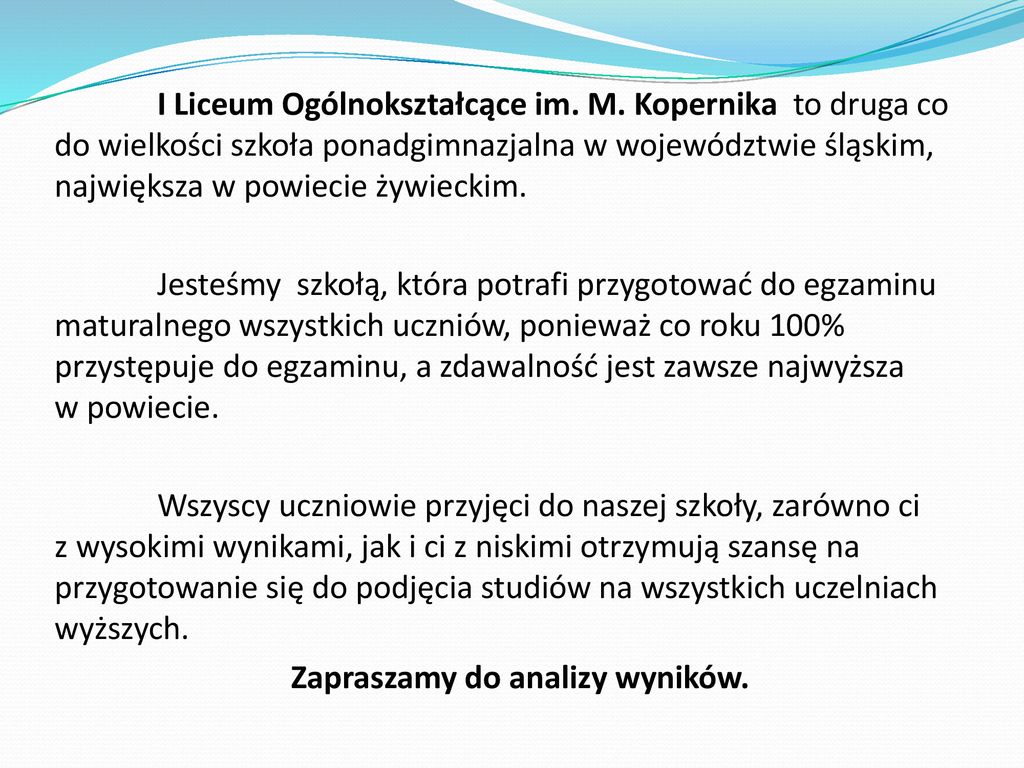 I Liceum Ogólnokształcące Im. M - Ppt Pobierz