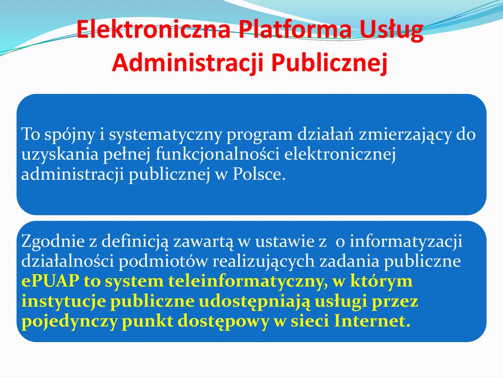 Technologie Informacyjne W Administracji Publicznej Wykład 7 - Ppt Pobierz