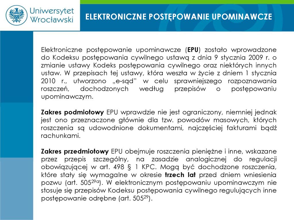 Instytut Prawa Cywilnego Zakład Postępowania Cywilnego - Ppt Pobierz