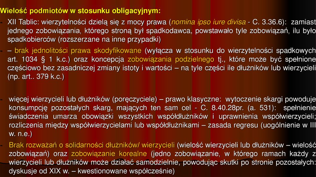 Prawo Rzymskie Prawo Zobowiązań Ii Ppt Pobierz 2986