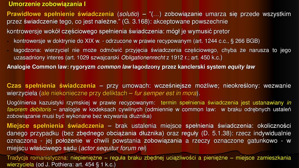 Prawo Rzymskie – Prawo Zobowiązań II - Ppt Pobierz