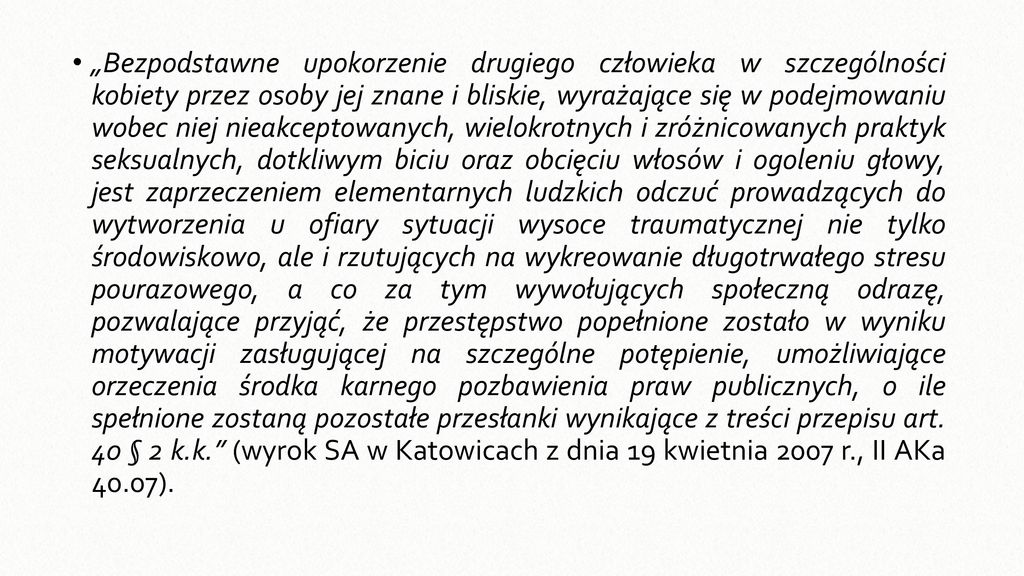 Mgr Katarzyna Piątkowska Katedra Prawa Karnego Materialnego Ppt Pobierz 7712