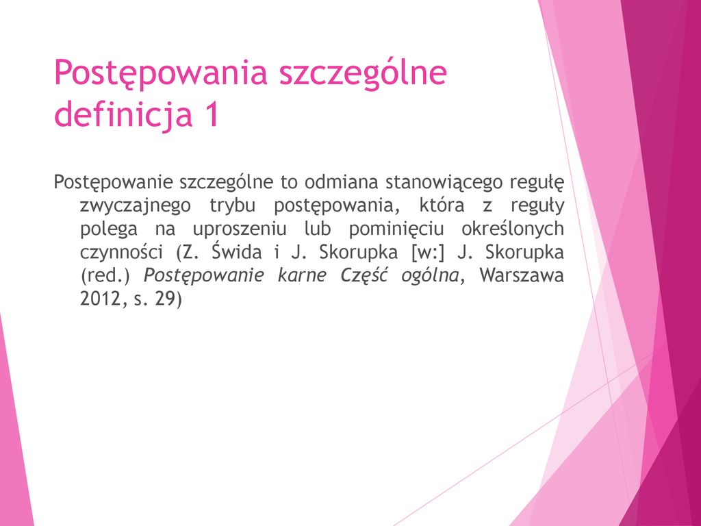 Postępowania Szczególne - Ppt Pobierz