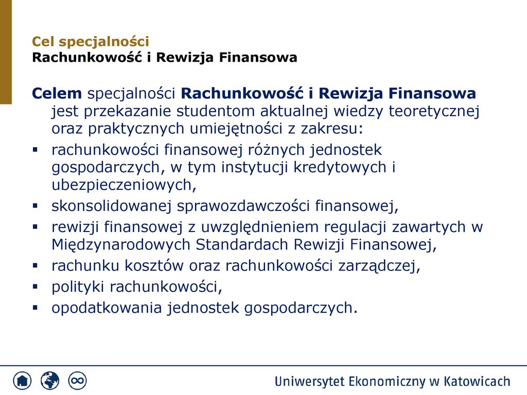 Rachunkowość I Rewizja Finansowa II Stopień Katedra Rachunkowości - Ppt ...