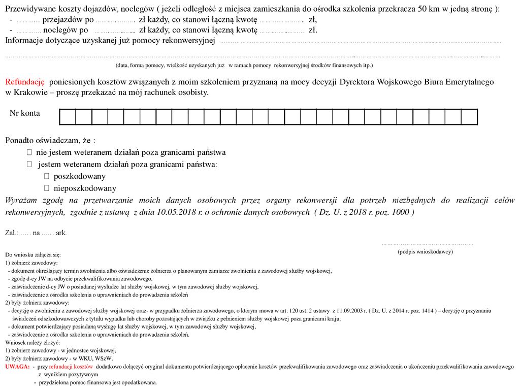 ZASADY UDZIELANIA POMOCY REKONWERSYJNEJ W ŚWIETLE UREGULOWAŃ PRAWNYCH ...