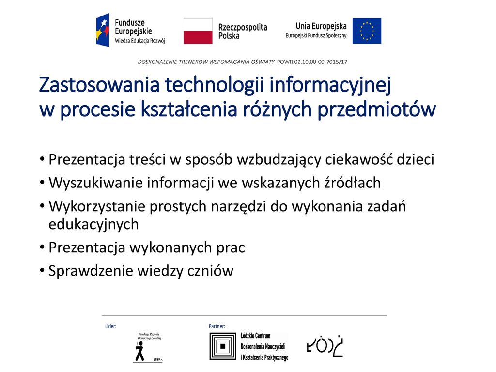 Wykorzystanie Technologii Informacyjnej W Rozwiązywaniu Problemów ...