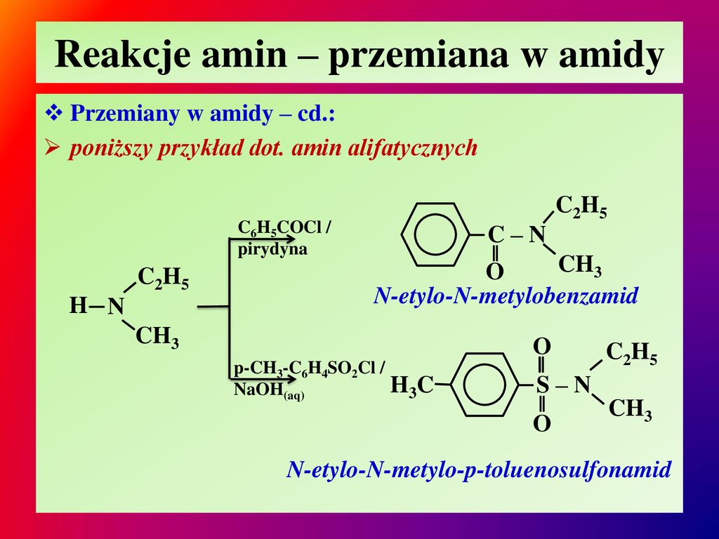 Aminy Aromatyczne (cz. II) - Ppt Pobierz