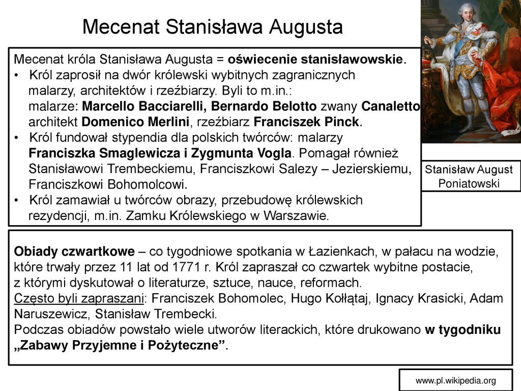 Mecenat Stanisława Augusta
