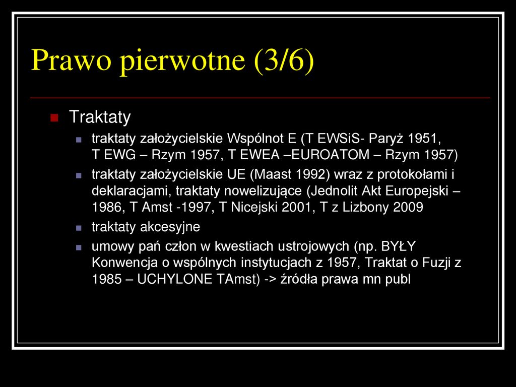 Wstęp Do Prawa Europejskiego / Podstawy Prawa UE - Ppt Pobierz