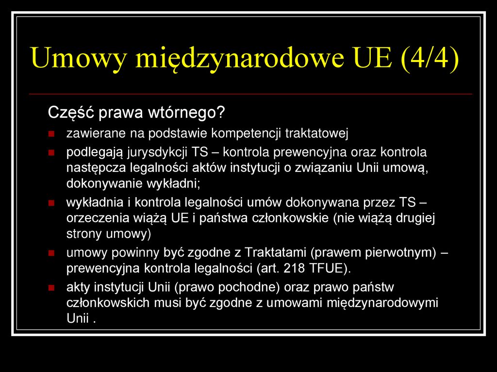 Wstęp Do Prawa Europejskiego / Podstawy Prawa UE - Ppt Pobierz