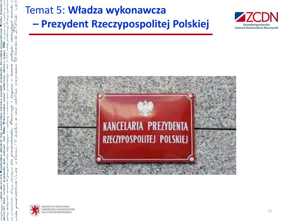 III. Organy Władzy Publicznej W Rzeczypospolitej Polskiej Władza ...