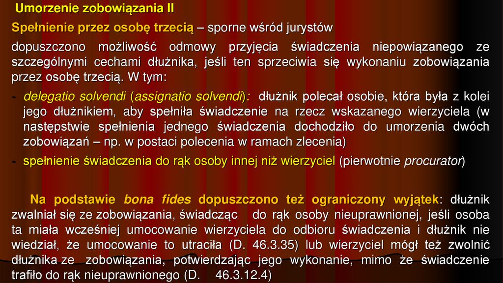 Prawo Rzymskie – Prawo Zobowiązań - Ppt Pobierz