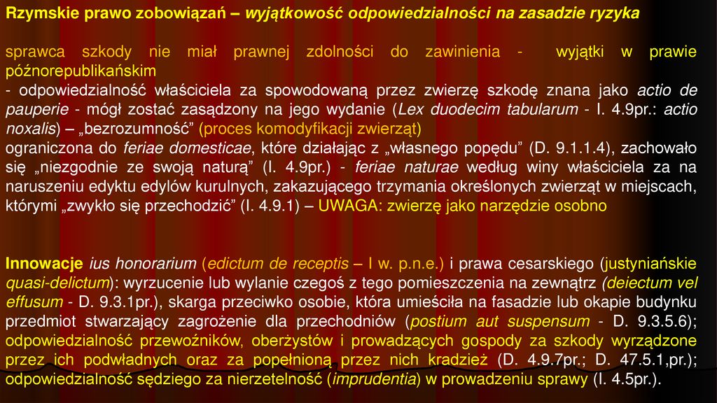 Prawo Rzymskie – Prawo Zobowiązań - Ppt Pobierz