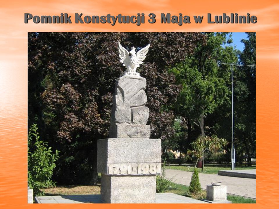 Pomnik Konstytucji 3 Maja w Lublinie