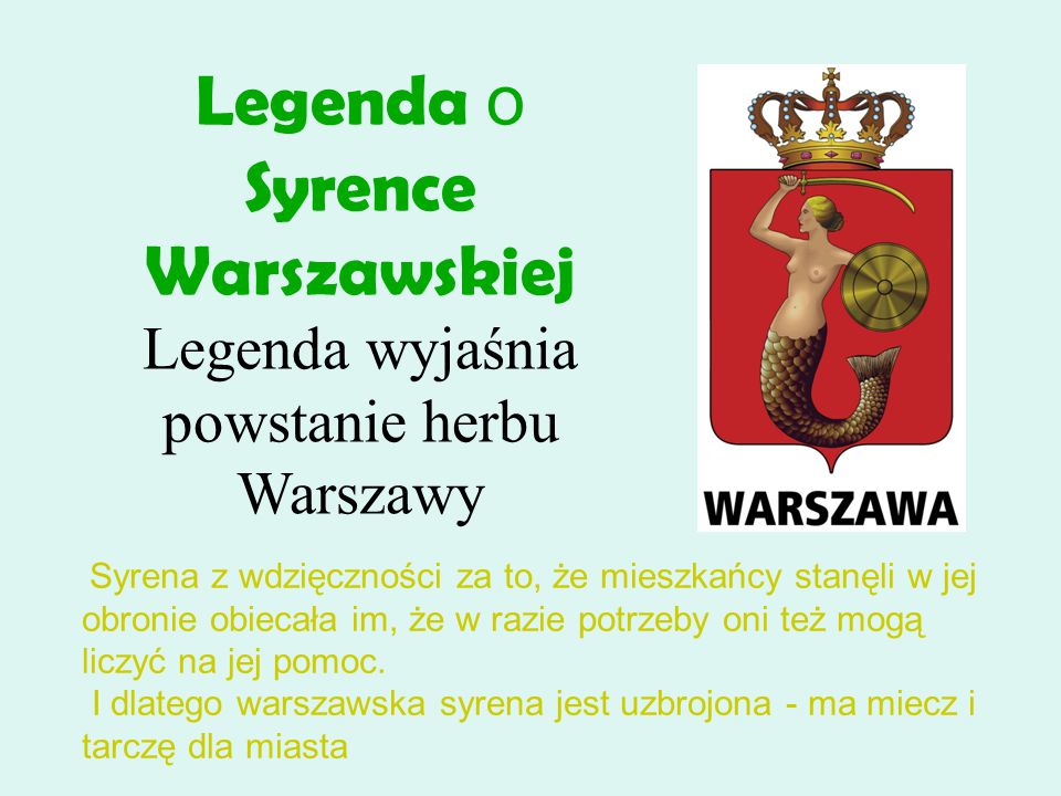 Legenda o Syrence Warszawskiej