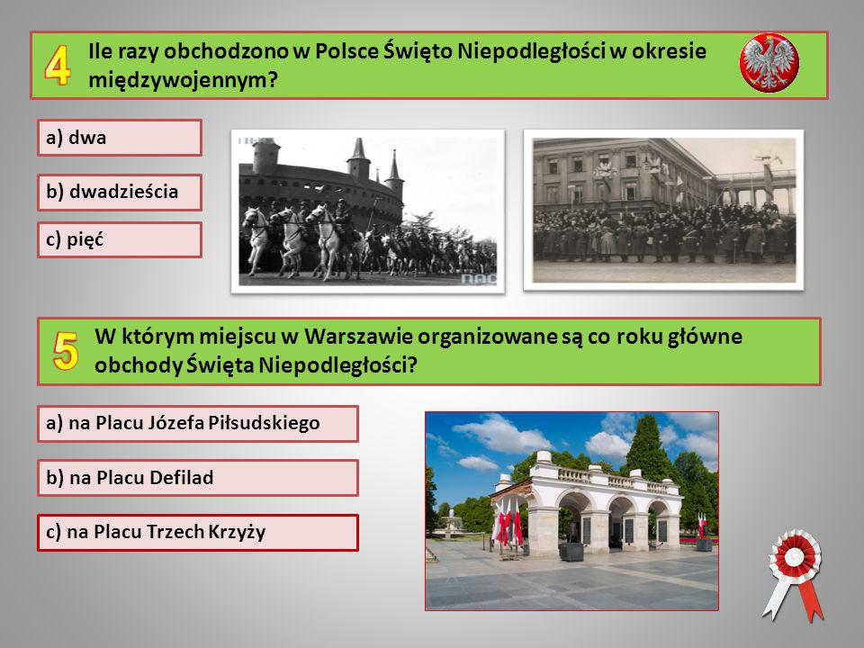 Ile razy obchodzono w Polsce Święto Niepodległości w okresie