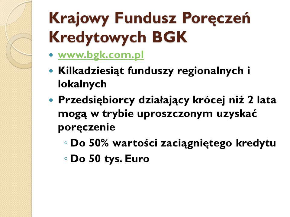 Krajowy Fundusz Poręczeń Kredytowych BGK
