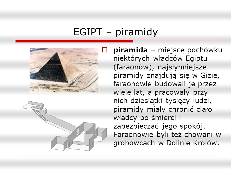 EGIPT – piramidy