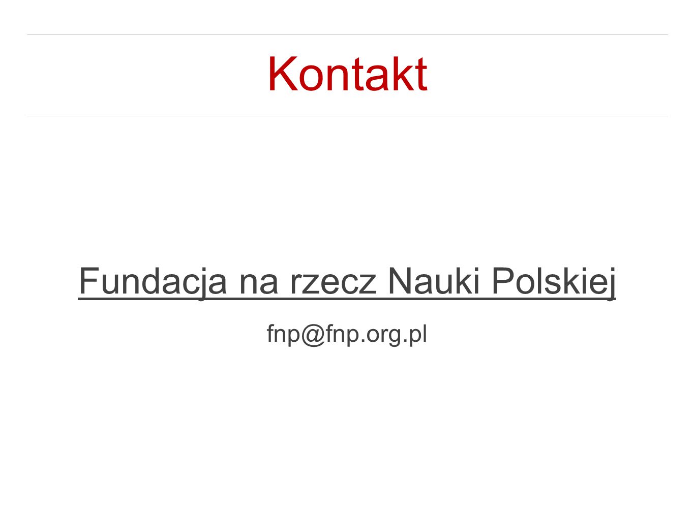 Fundacja na rzecz Nauki Polskiej