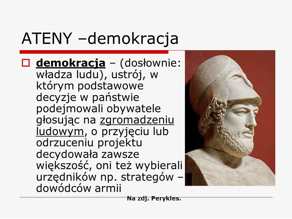 ATENY –demokracja