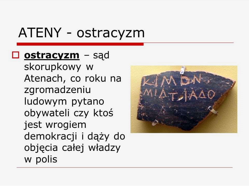 ATENY - ostracyzm