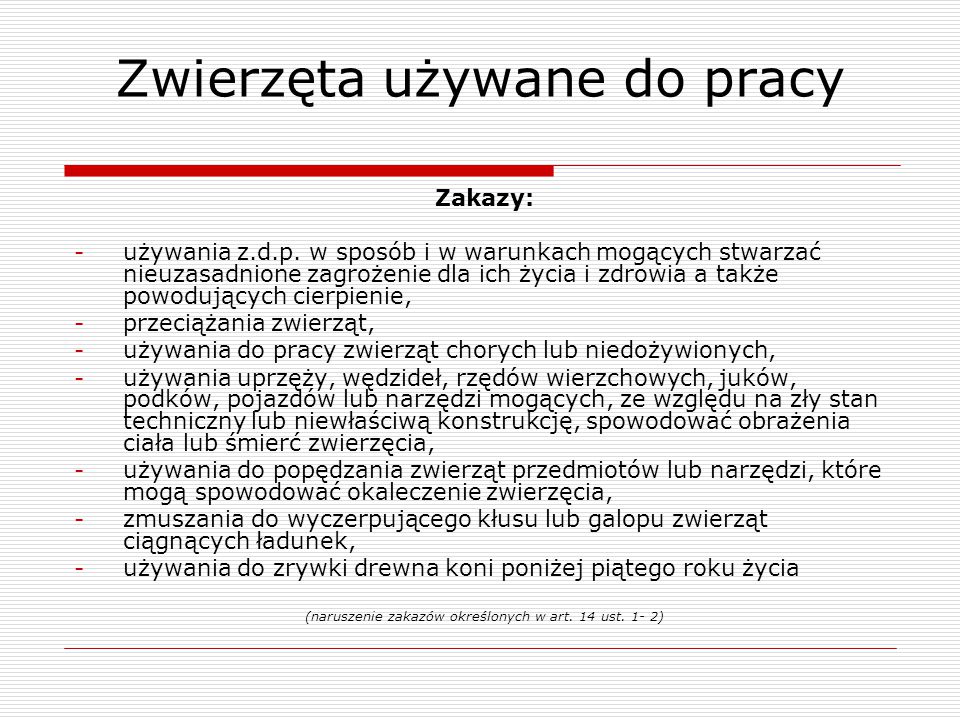 Ustawa O Ochronie Zwierząt - Ppt Pobierz