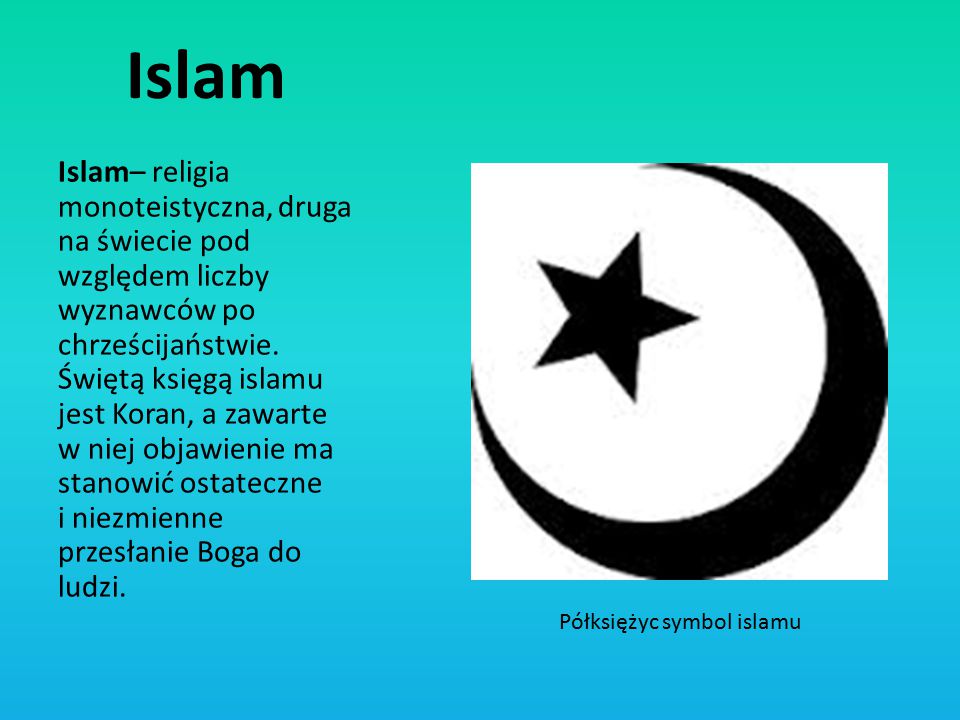 Półksiężyc symbol islamu