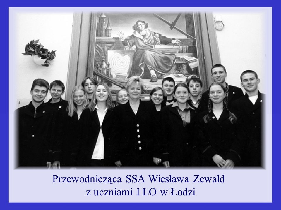 Przewodnicząca SSA Wiesława Zewald