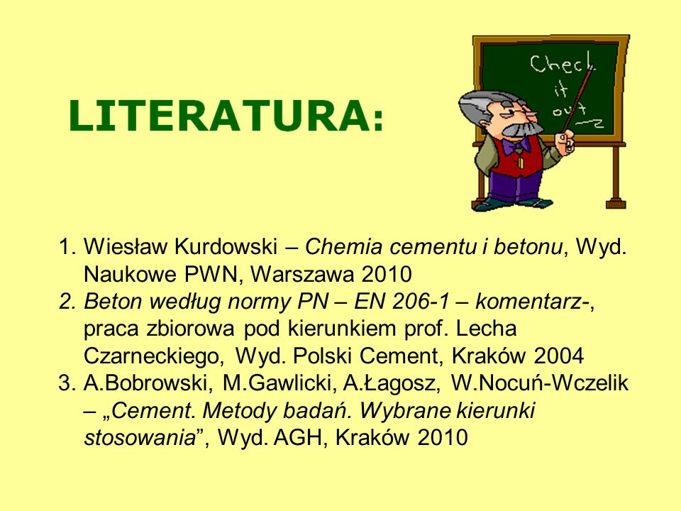 Wiesław Kurdowski – Chemia cementu i betonu, Wyd
