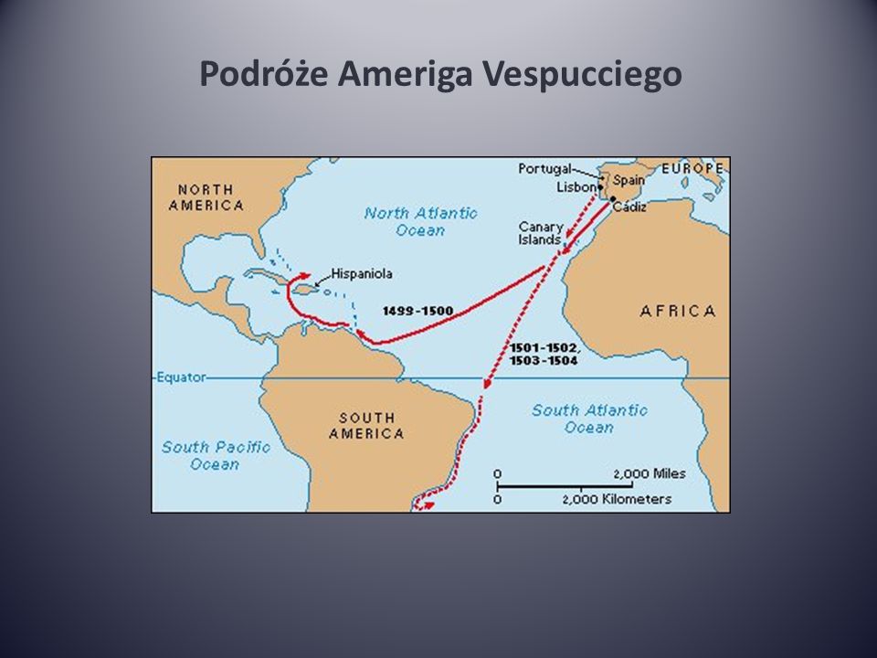 Podróże Ameriga Vespucciego