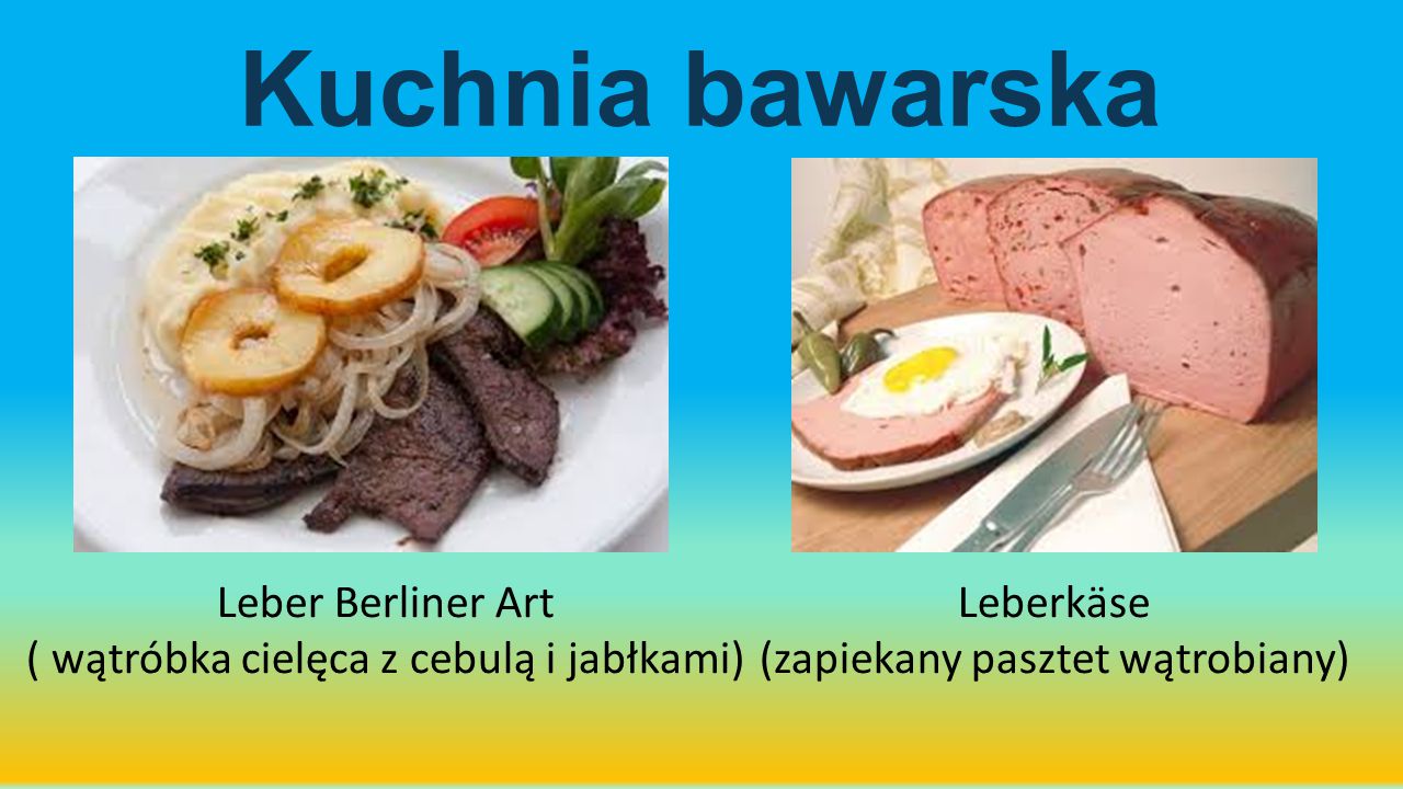 Kuchnia bawarska Leber Berliner Art